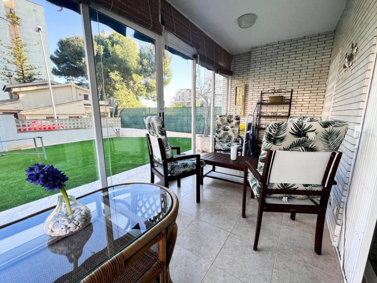 Private Garden 100 M From The Sea Apartment Benicassim Bagian luar foto