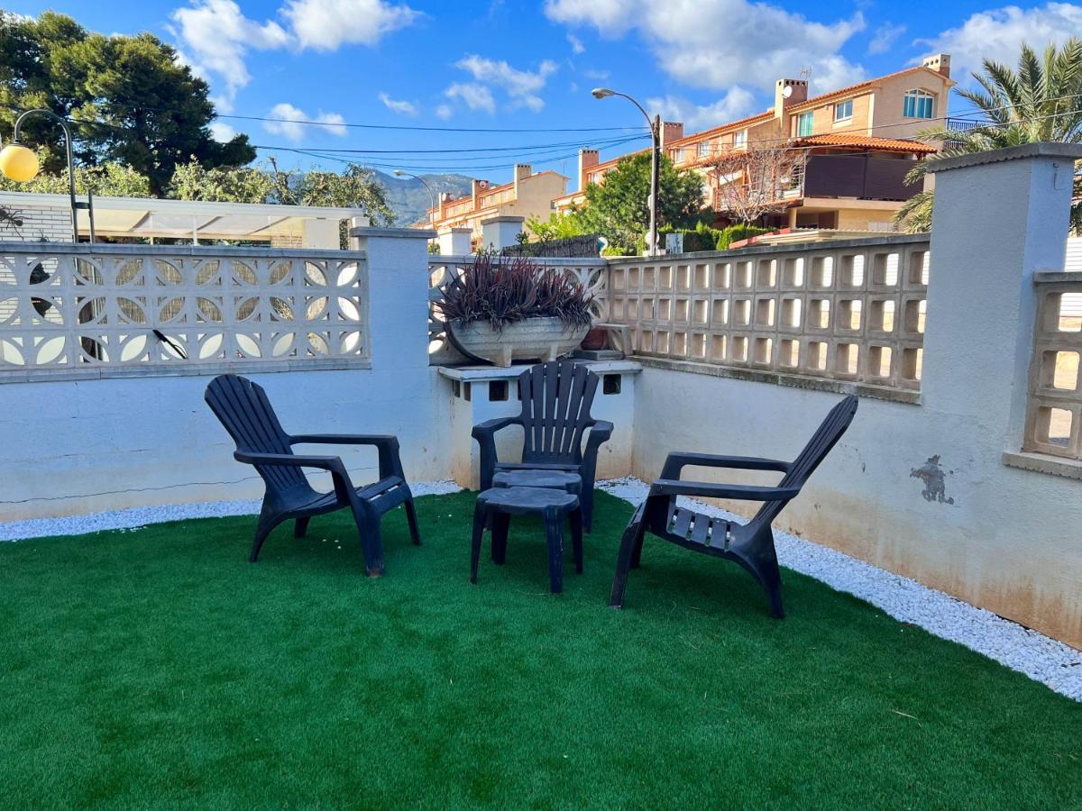 Private Garden 100 M From The Sea Apartment Benicassim Bagian luar foto